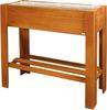 WAGNER Hochbeet GreenBOX Light Blumenkasten Massivholz Kastanie 70 x 83 x 34,5 cm Bild 1