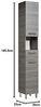 Hochschrank 'Soltau', Sangallo Grau Bild 3