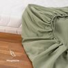 Blumtal® Spannbettlaken 105x190 cm 2er Pack - Bettlaken 105x190 Spannbettlaken aus Microfaser - Spannbetttuch 105x190 im 2er Set - Spannbettuch 105x190 - Leintuch 105x190 - Laken - Olive - Grün Bild 5