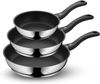 WMF 'Devil' Fry Pan Set, Cromargan silber, Ø20 cm, Ø24 cm & Ø28 cm Bild 4