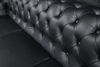 riess-ambiente 3-Sitzer CHESTERFIELD 205cm schwarz, Einzelartikel 1 Teile, Wohnzimmer · Sofa · Kunstleder · Holz · Federkern · Design Bild 5
