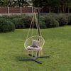 QLS Hängesessel GESTELL aus Stahl mit Haken 203 cm bis 100 kg, Stabil Outdoor pulverbeschichtet Luxus (ohne Hängesessel) Bild 3