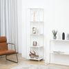 SVITA Standregal, Bücherregal, Industrial Style, Schmal, Metall, Schwarz Bild 2