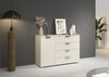 rauch Aditio Box, Kommode, 1-türig, 4 Schubladen, mit Softclose-Funktion, Farbe Beige, BxHxT 120x81x42cm Bild 2