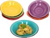 6tlg Suppentellerset Uni bunt tiefe Essteller 750ml Servierplatte Tafel Salat Steingut ofentauglich Bild 2