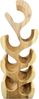 FaHome Weinregal Massiv Holz: Handgefertigter, Edler & Hochwertiger Weinhalter, (50/70/100x27x18) Natur Bild 3