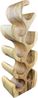 FaHome Weinregal Massiv Holz: Handgefertigter, Edler & Hochwertiger Weinhalter, (50/70/100x27x18) Natur Bild 4