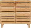 Waschbeckenunterschrank Epind 60x66x30 cm Bambus Natur [en. casa] Bild 4