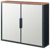Spiegelschrank Trond 50x60x15 cm Schwarz/Walnussoptik [en. casa] Bild 3