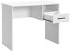 Modern Study Desk, White, 90 x 75 x 52 cm | 100% Melamine Coated Particle Board, 16 mm Thickness | Stylish & Functional for Home Office & Study Bild 4
