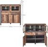 Highboard mit LED 'CARDIFF' im Used Style Bild 5