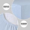 CelinaTex Jersey Spannbettlaken Lucina 140x200-160x200 cm Aqua blau 100% Baumwolle gekämmt bis 26cm Matratzenhöhe Spannbettbezug, Leintuch, Bettlaken, elastisch, Strech, Oeko-Tex Bild 4