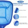 Jsdoin Pool Kescher, 161cm lang-Teichkescher mit Teleskopstange,14,5cm Tief Kescher Feinmaschig - Für Teich, Algen & Bestway Pool,Spa, Teiche, Whirlpools Bild 2