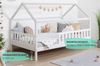 Kinderbett Hausbett "Kay" 120x200 Kiefer massiv weiß Bild 4