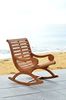 SAFAVIEH Wooden Outdoor Rocking Chair, in Natural Bild 3