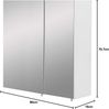 Schildmeyer Basic Spiegelschrank, Melaminharzbeschichtete, Weiß, 80 cm Bild 3