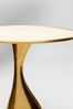 Kare Design Beistelltisch Spacey, Gold, Durchmesser 36cm, Wohnzimmertisch, Nachttisch, runder Beistelltisch, Handgearbeitet, 46 x 36 x 36 cm (H/B/T) Bild 5