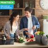 YourCasa Biomülleimer YourCasa® Komposteimer Küche - 6L - Abwaschbarer Biomülleimer & Deckel, Fassungsvermögen 6L Bild 2