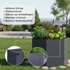 osoltus Sechseck Hochbeet Pflanzbeet Metall verzinkt 99 x 99 x 77 cm Anthrazit Bild 4