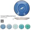 MamboCat Kaffeeservice 18tlg. Kaffeeservice Blue Curacao 6 Personen in Blau-Tönen, Steingut Bild 4