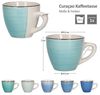 MamboCat Kaffeeservice 18tlg. Kaffeeservice Blue Curacao 6 Personen in Blau-Tönen, Steingut Bild 3