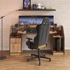 Gaming-Tisch Joel Goldkraft Eiche 179.8 x 65.5 cm mit 1 Schublade und 1 Tür Vicco Bild 2