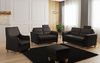 CAVADORE Leder 3er-Sofa Palera / Landhaus-Couch mit Federkern, Kopfstütze + massiven Holzfüßen / 179 x 89 x 89 / Leder Dunkelbraun Bild 2