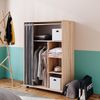 Kleiderschrank Doros Sonoma 100 x 146.6 cm mit Rollen Vicco Bild 4