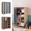 Kleiderschrank Doros Sonoma 100 x 146.6 cm mit Rollen Vicco Bild 2