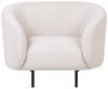 Sofa Set Polsterbezug beige schwarz 3-Sitzer LOEN Bild 5