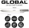 Global Chef-Kochmesser geschmiedet 30 cm GF-35 Bild 3