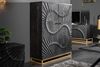 riess-ambiente Barschrank SCORPION 140cm schwarz / gold (Einzelartikel, 1-St) Wohnzimmer · Massivholz · Metall · 3D Schnitzereien Bild 2