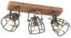 Lindby Deckenleuchten Rutger, Holz IP20, 3 x 25 W Bild 1