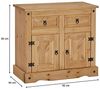 Anrichte Salsa Kommode Sideboard Mexiko Möbel Kiefer massiv gebeizt, gewachst mit 2 Schubladen und 2 Türen Bild 2
