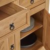 Anrichte Salsa Kommode Sideboard Mexiko Möbel Kiefer massiv gebeizt, gewachst mit 2 Schubladen und 2 Türen Bild 5