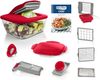 Genius Gemüseschneider Gemüsehobel Nicer Dicer Chef 15 tlg. Rot Bild 1