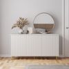 Selsey Bello Kommode mit Türen, Melamine, Weiß, 154 Bild 5