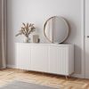 Selsey Bello Kommode mit Türen, Melamine, Weiß, 154 Bild 2