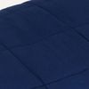 vidaXL Gewichtsdecke Stoff, 1 x Gewichtsdecke, Dunkelblau, 220x240 cm, Baumwolle, 15 kg Bild 4