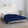 vidaXL Gewichtsdecke Stoff, 1 x Gewichtsdecke, Dunkelblau, 220x240 cm, Baumwolle, 15 kg Bild 2