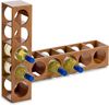 ZELLER Weinregal 13565 für 5 Flaschen, Bambus / Weinflaschen-Regalsystem Bild 2