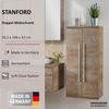FACKELMANN STAFORD Midischrank 51 cm breit, Braun hell Bild 2