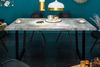 riess-ambiente Esstisch LOFT 160cm grau / schwarz (Einzelartikel, 1-St), Beton-Design · Metall · Kufen-Gestell · bis 6 Personen · Industrial Bild 3