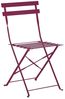 Bistro Set FIORI Metall Burgunderrot Bild 4