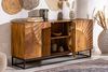riess-ambiente Sideboard SCORPION 140cm braun, Massivholz · Metall · Kommode · 3D Schnitzereien · Wohnzimmer Bild 4