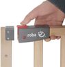 roba Türschutzgitter 'Safety Up' 70 - 118,5 cm - mit Ampelfunktion - für Tür und Treppe - Massivholz Buche Bild 5