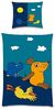 BERONAGE Kinderbettwäsche Die Sendung mit der Maus Bettwäsche Night Linon / Renforcé Bettbezug, 100% Baumwolle, 2 teilig, 135x200 + 80x80 cm Bild 3