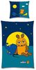 BERONAGE Kinderbettwäsche Die Sendung mit der Maus Bettwäsche Night Linon / Renforcé Bettbezug, 100% Baumwolle, 2 teilig, 135x200 + 80x80 cm Bild 2