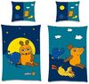 BERONAGE Kinderbettwäsche Die Sendung mit der Maus Bettwäsche Night Linon / Renforcé Bettbezug, 100% Baumwolle, 2 teilig, 135x200 + 80x80 cm Bild 4