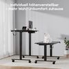 JUMMICO Höhenverstellbarer Schreibtisch Tischgestell mit 3-Stufen-Teleskop, Tragfähig bis 100KG, Höhenverstellbarer Tisch Gestell (60-125cm) mit Memory-Steuerung, Sitzen-Erinnerung & Timer, Schwarz Bild 3